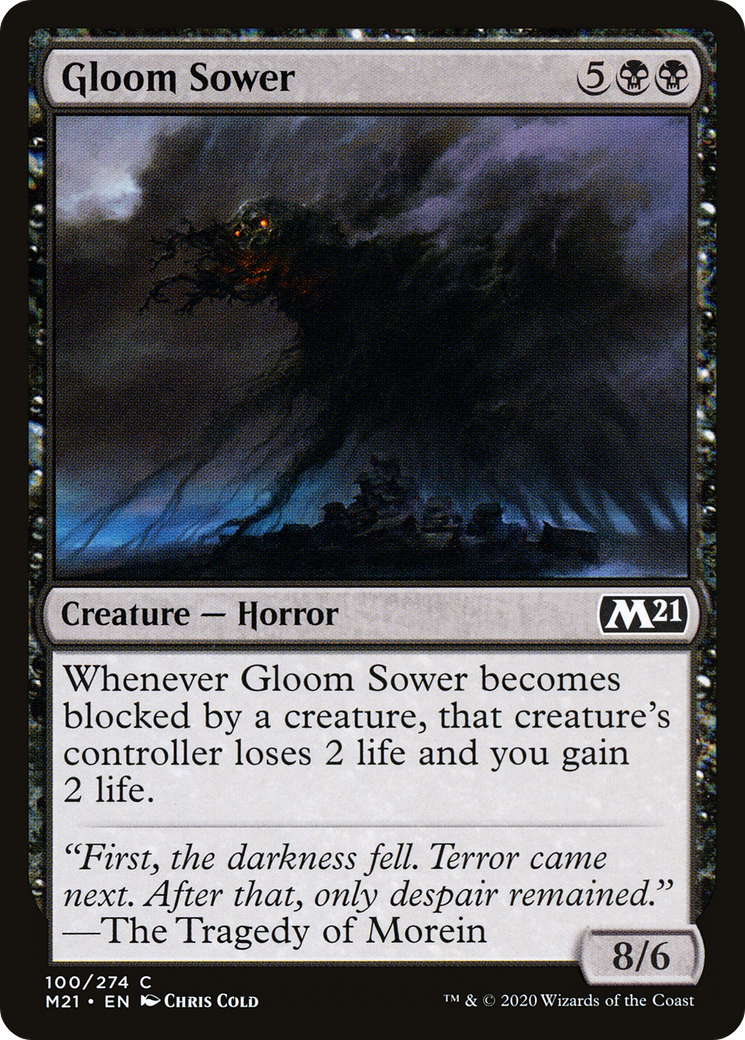 Gloom Sower (M21-100) - Core Set 2021 Foil