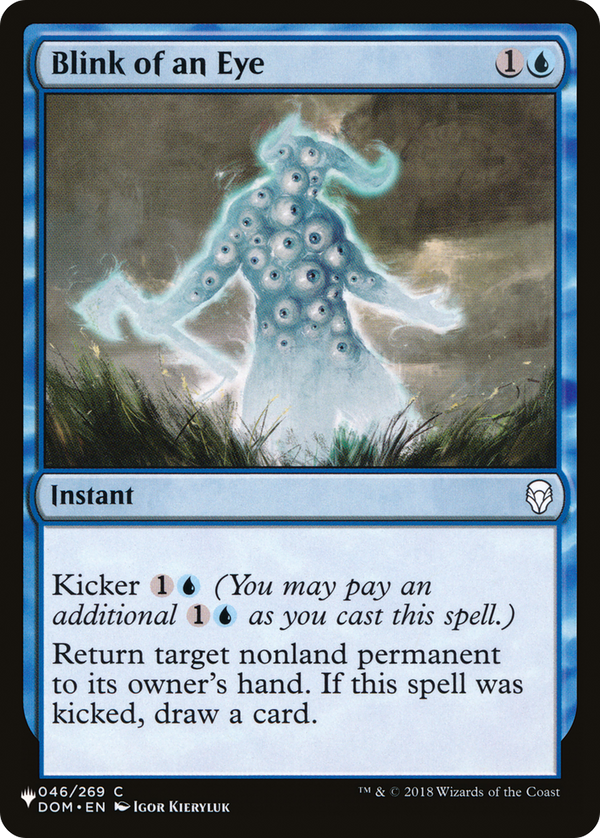Blink of an Eye (LIST-046/269) - The List