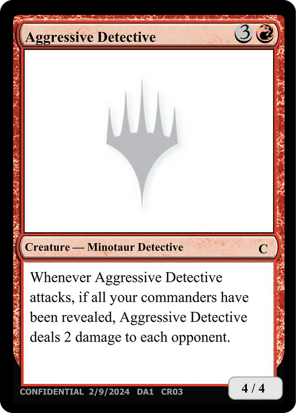 Aggressive Detective (UNK-CR03C) - Unknown Event