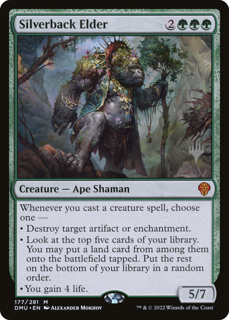 Silverback Elder (PPDMU-177) - Dominaria United Promos Foil