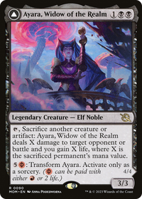 Ayara, Widow of the Realm (MOM-090) - March of the Machine Foil