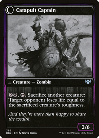 Catapult Fodder (DBL-366) - Innistrad: Double Feature: (Double Faced Transform) Foil