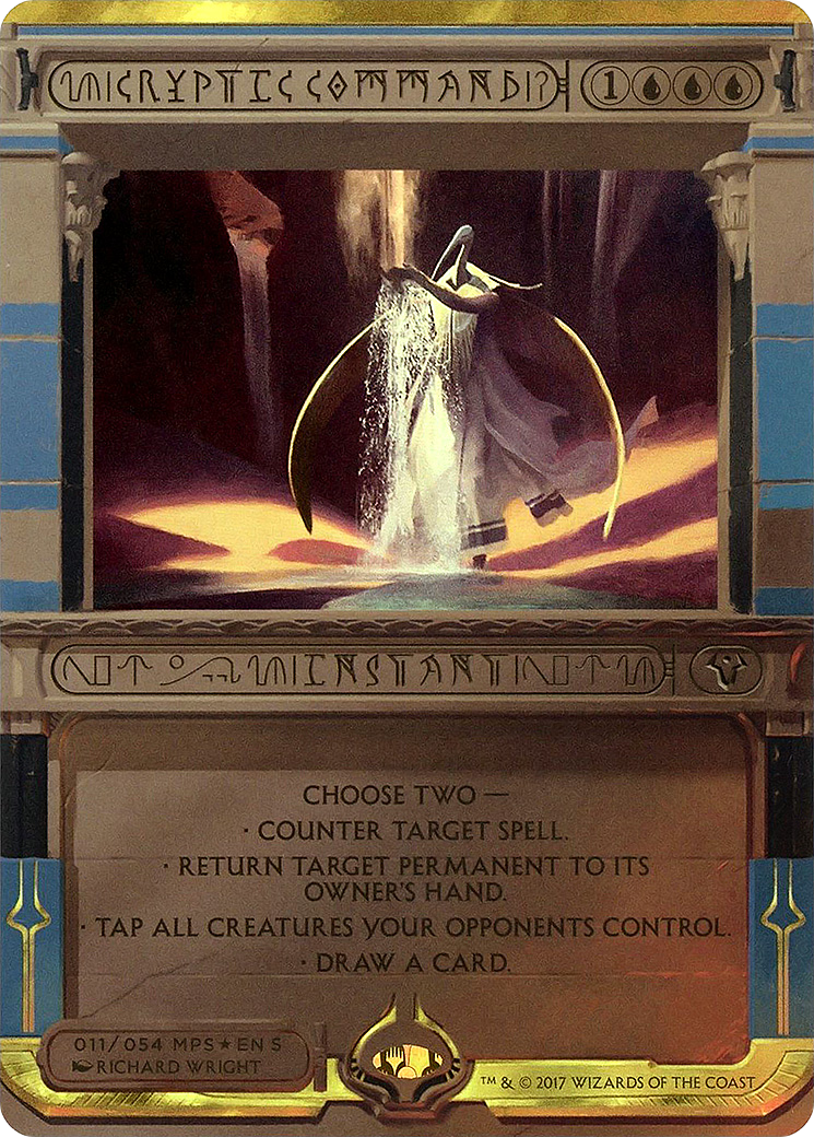 Cryptic Command (MPS2-011) - Amonkhet Invocations (Borderless) Foil