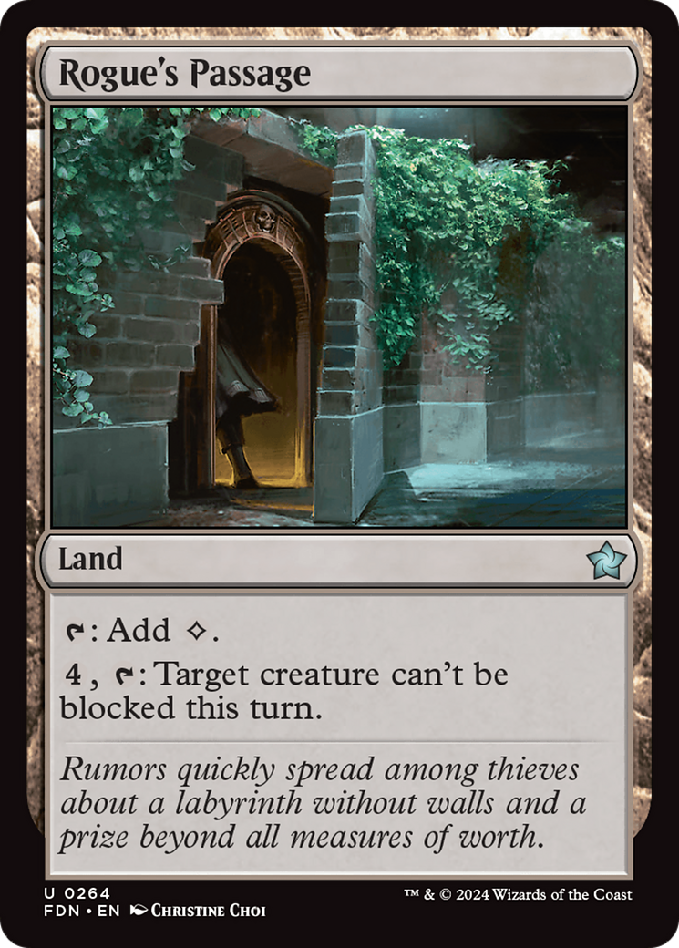 Rogue's Passage (FDN-264) - Foundations Foil