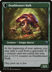 Deathbonnet Sprout (MID-181) - Innistrad: Midnight Hunt: (Double Faced Transform)