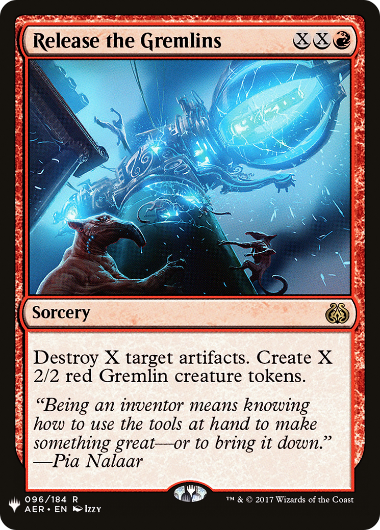 Release the Gremlins (LIST-096/184) - The List