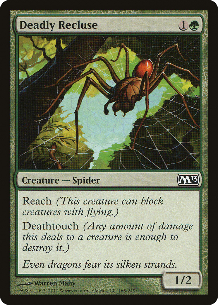 Deadly Recluse (M13-165) - Magic 2013 Foil