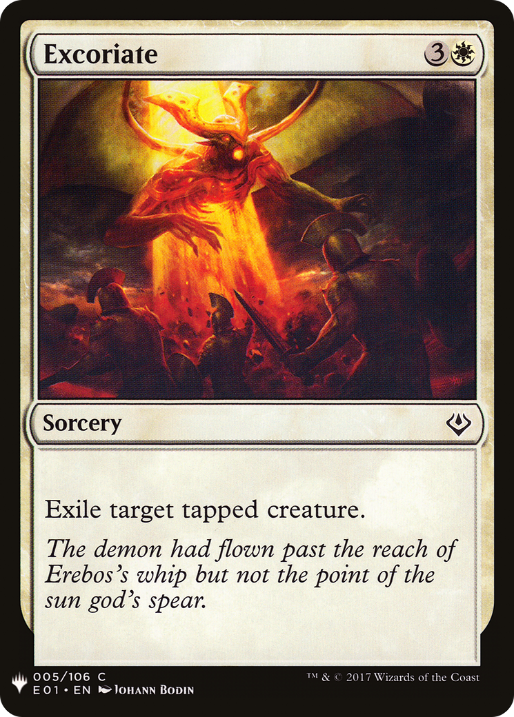 Excoriate (LIST-005) - The List