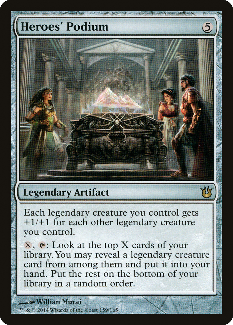 Heroes' Podium (BNG-159) - Born of the Gods Foil