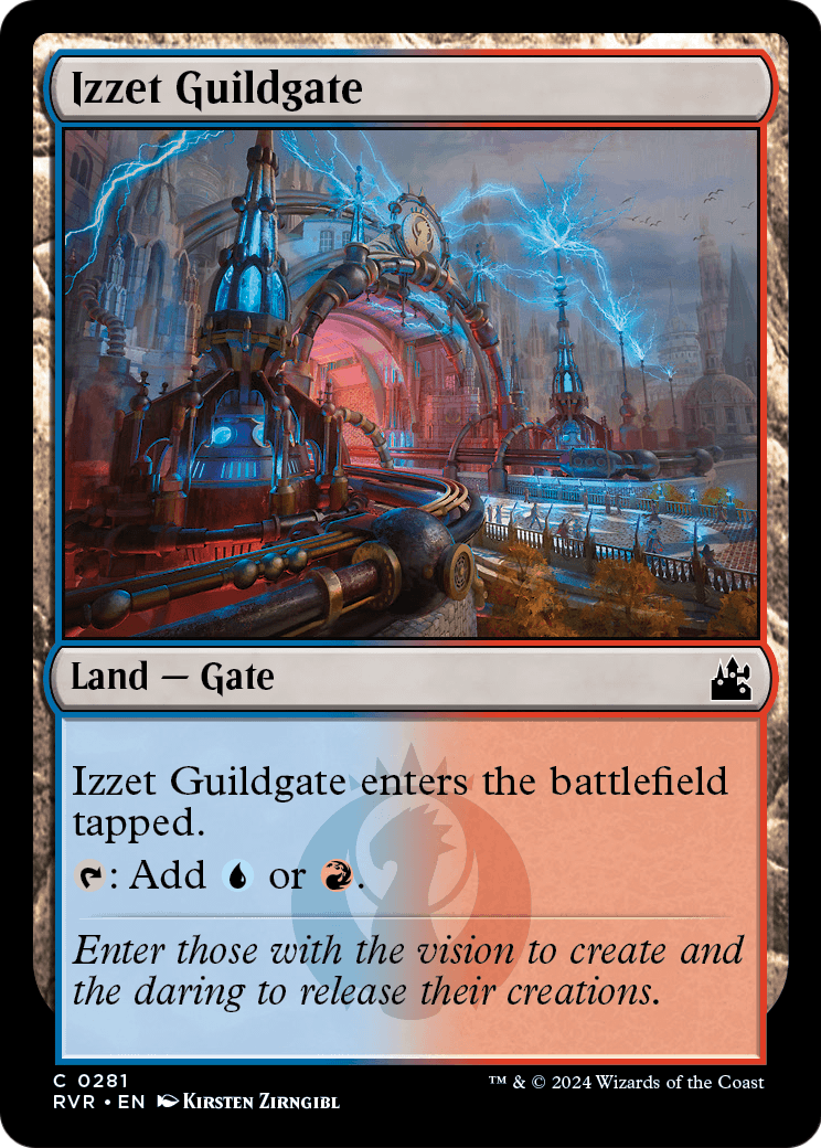 Izzet Guildgate (RVR-281) - Ravnica Remastered Foil