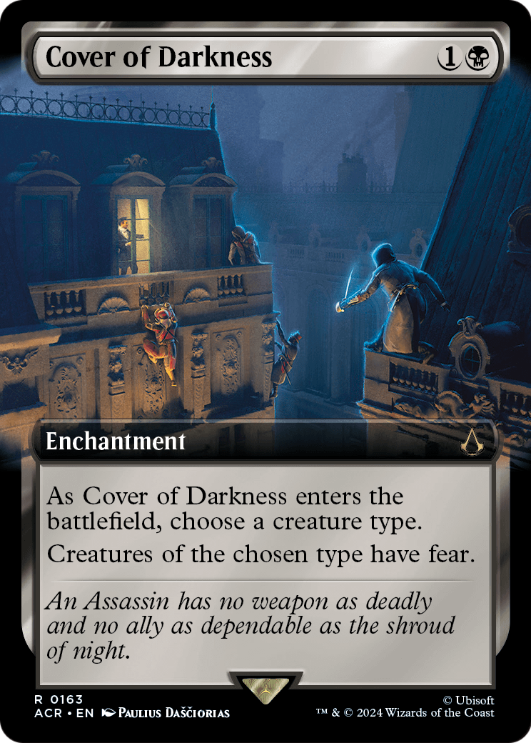 Cover of Darkness (Extended Art) (ACR-163) - Assassin's Creed: (Extended Art) Foil