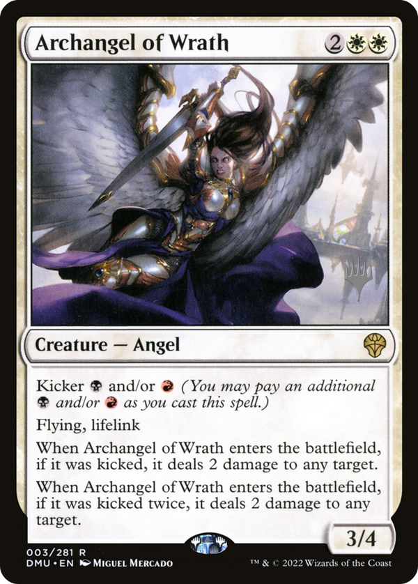 Archangel of Wrath (PPDMU-003) - Dominaria United Promos Foil