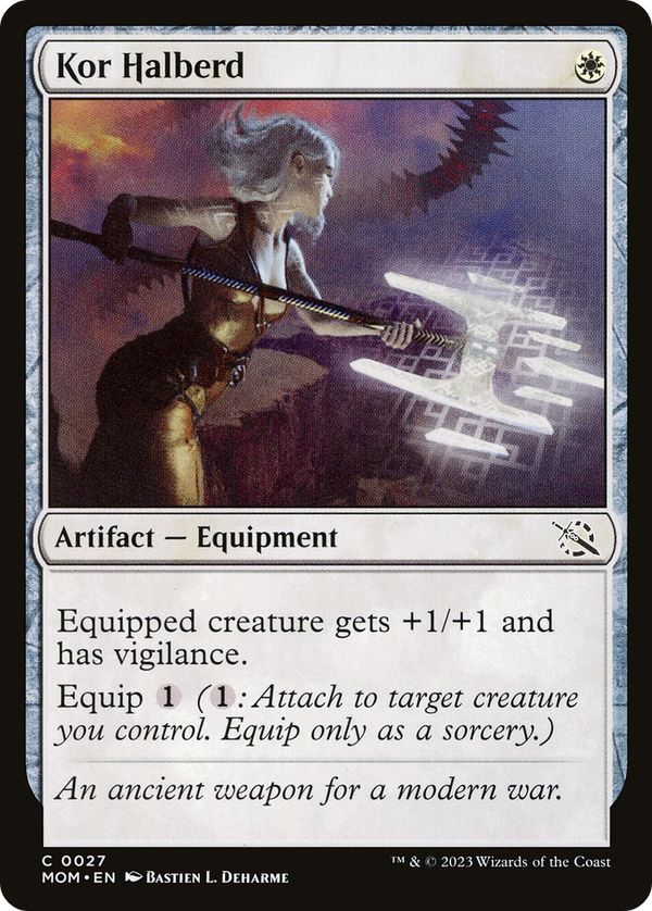 Kor Halberd (MOM-027) - March of the Machine Foil