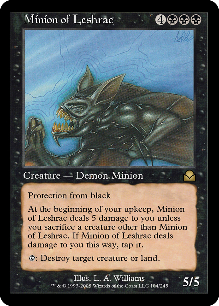 Minion of Leshrac (ME2-104) - Masters Edition II