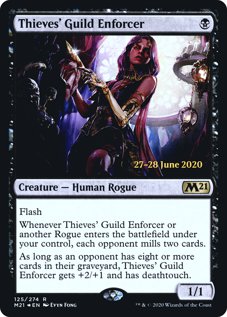 Thieves' Guild Enforcer (PRE-125) - Core Set 2021 Promos Foil