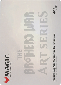 Tocasia, Dig Site Mentor // Tocasia, Dig Site Mentor (ABRO-040) - The Brothers' War Art Series (Borderless)