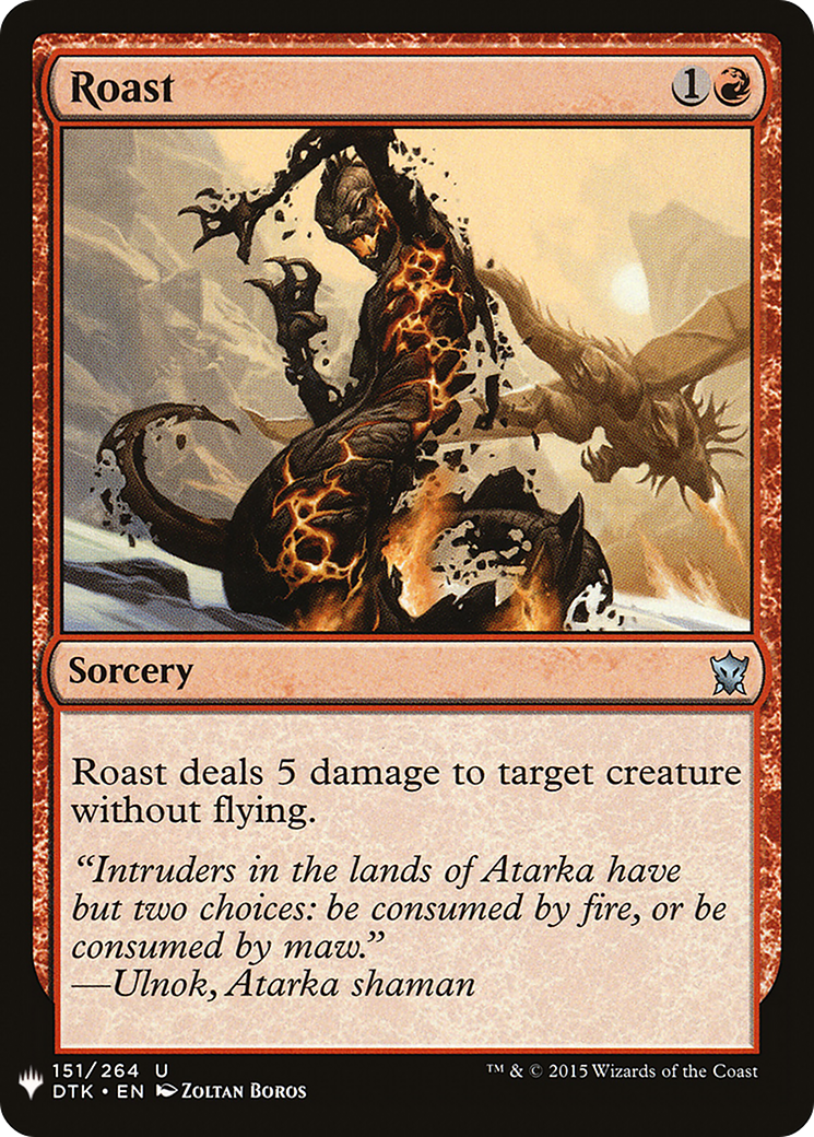 Roast (LIST-151) - The List