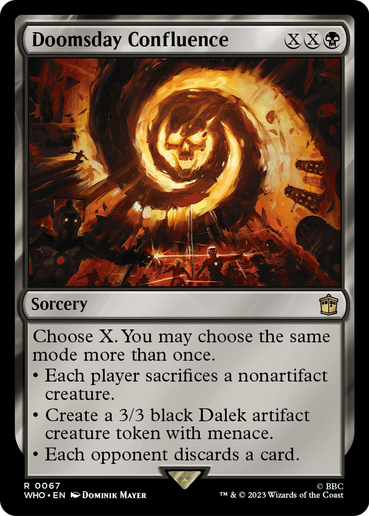 Doomsday Confluence (WHO-067) - Doctor Who Foil
