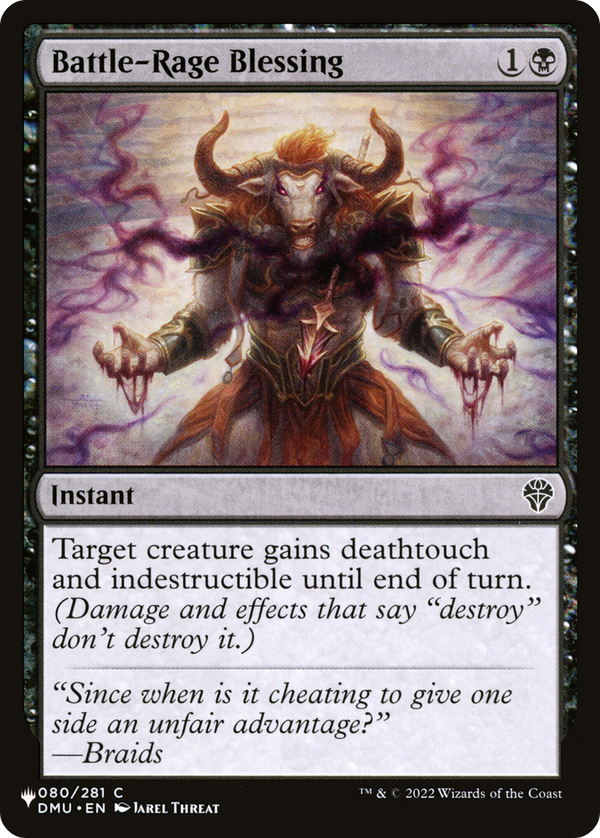 Battle-Rage Blessing (LIST-080/281) - The List