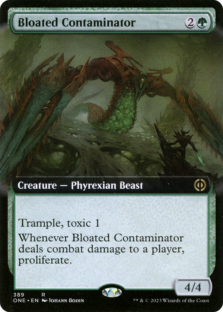 Bloated Contaminator (Extended Art) (ONE-389) - Phyrexia: All Will Be One: (Extended Art)