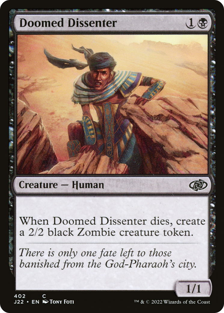 Doomed Dissenter (J22-402) - Jumpstart 2022