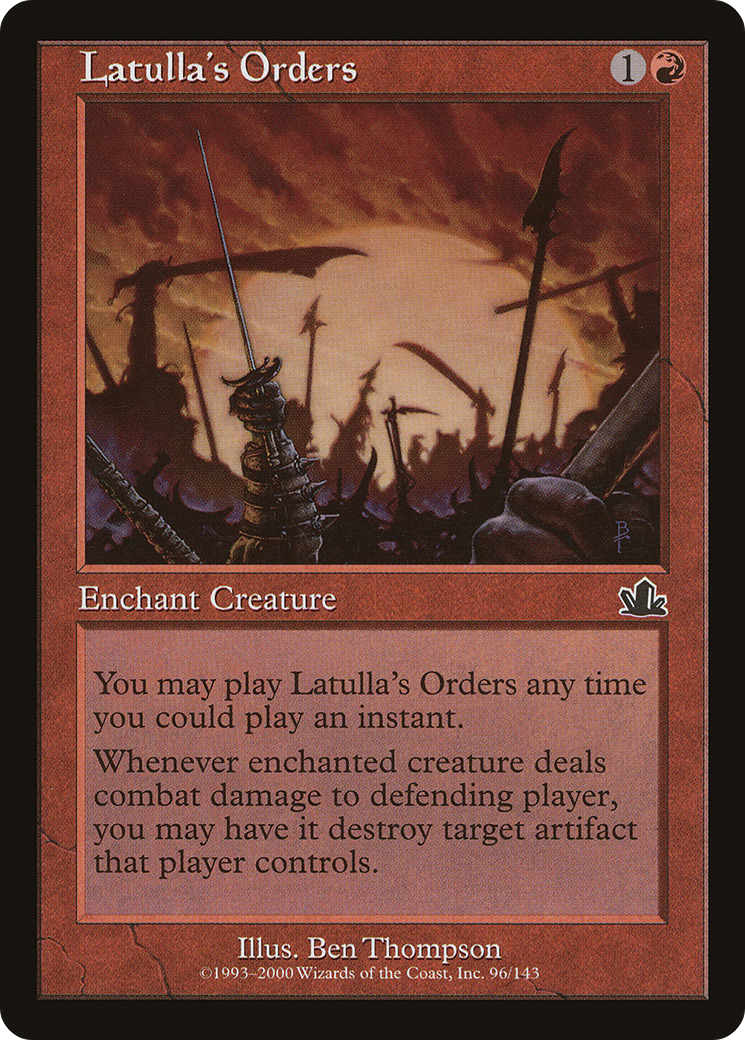 Latulla's Orders (PCY-096) - Prophecy Foil