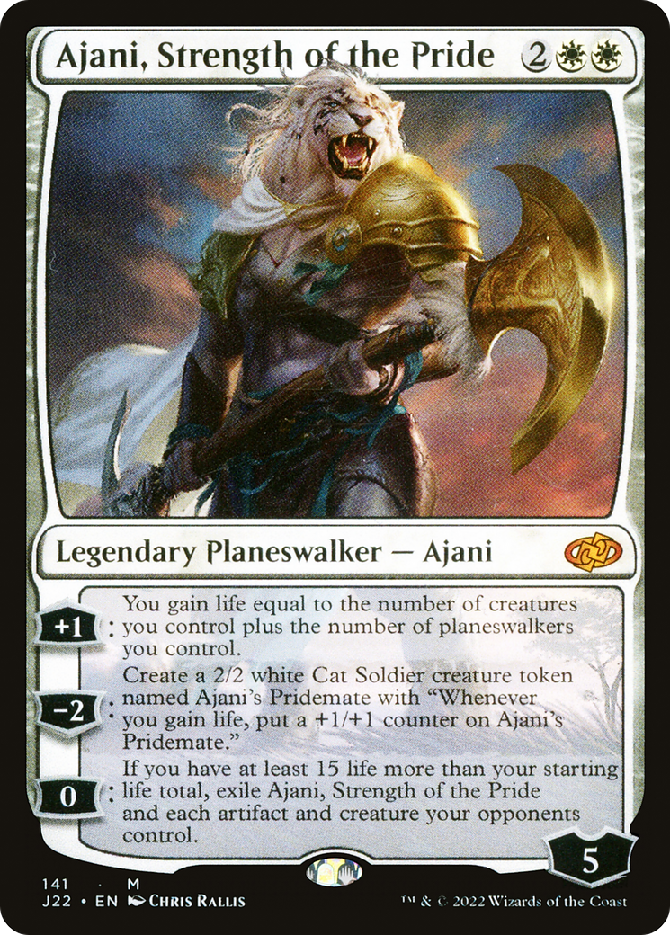 Ajani, Strength of the Pride (J22-141) - Jumpstart 2022