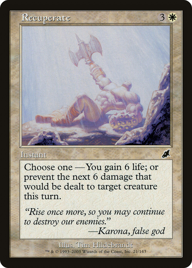Recuperate (SCG-021) - Scourge Foil