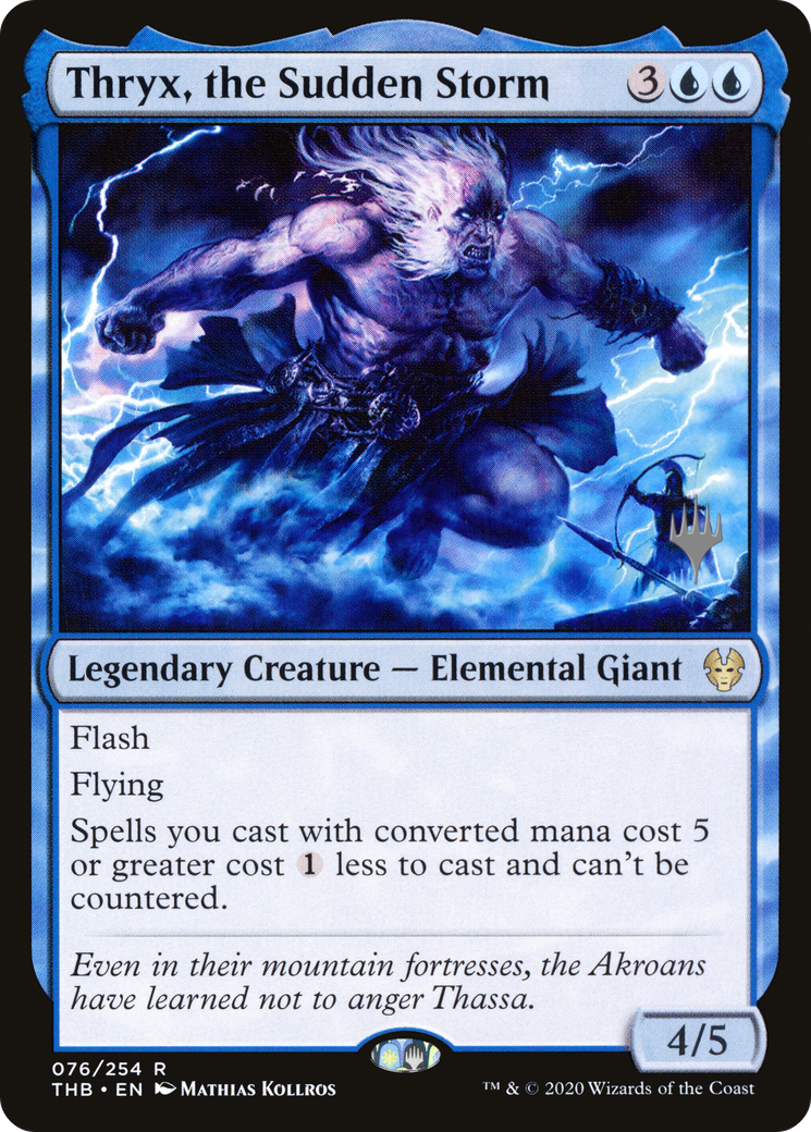 Thryx, the Sudden Storm (PPTHB-076) - Theros Beyond Death Promos
