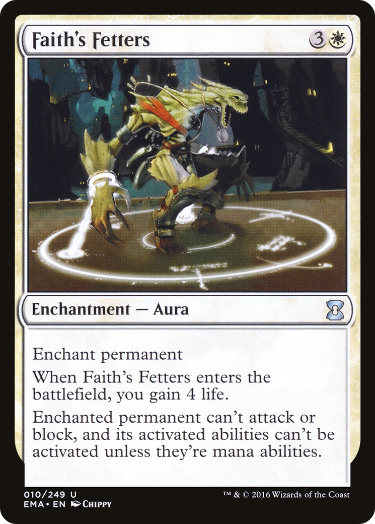Faith's Fetters (EMA-010) - Eternal Masters Foil