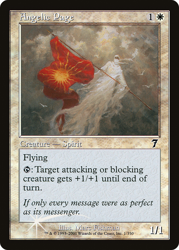 Angelic Page (7ED-001) - 7th Edition Foil