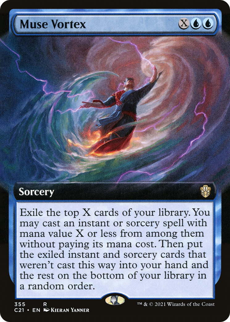 Muse Vortex (Extended Art) (C21-355) - Commander 2021: (Extended Art)