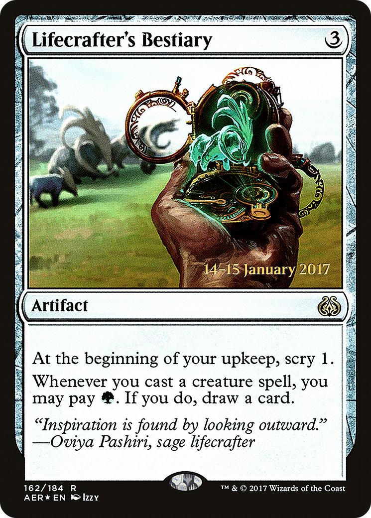 Lifecrafter's Bestiary (PRE-162) - Aether Revolt Promos Foil