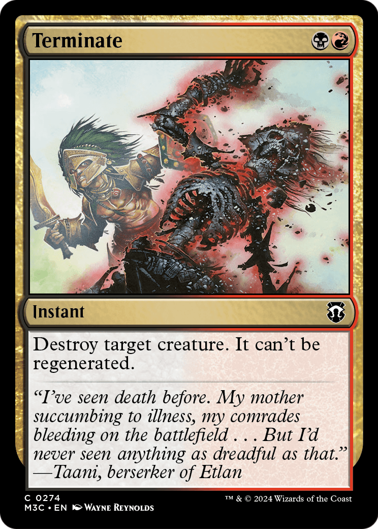 Terminate (M3C-274) - Modern Horizons 3 Commander