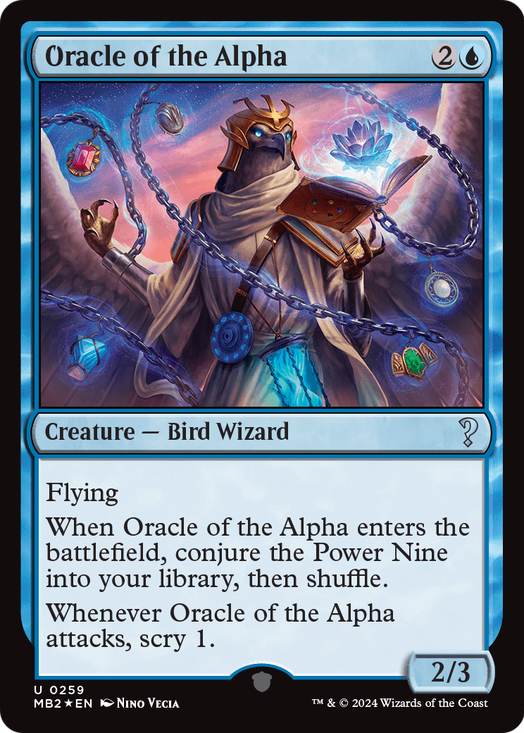Oracle of the Alpha (MB2-259) - Mystery Booster 2 Foil