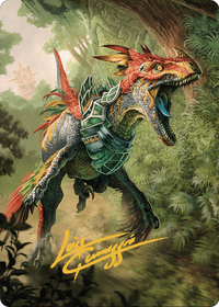 Dinosaur // Dinosaur (ALCI-067) - The Lost Caverns of Ixalan Art Series (Borderless) Foil