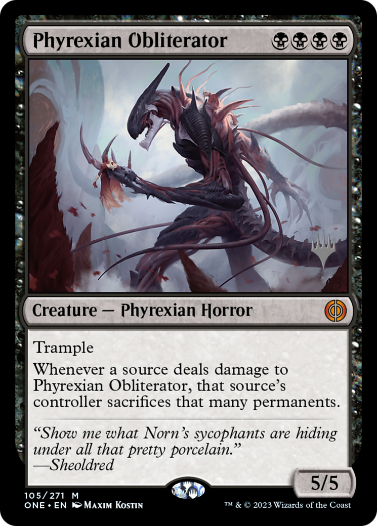 Phyrexian Obliterator (PPONE-105) - Phyrexia: All Will Be One Promos