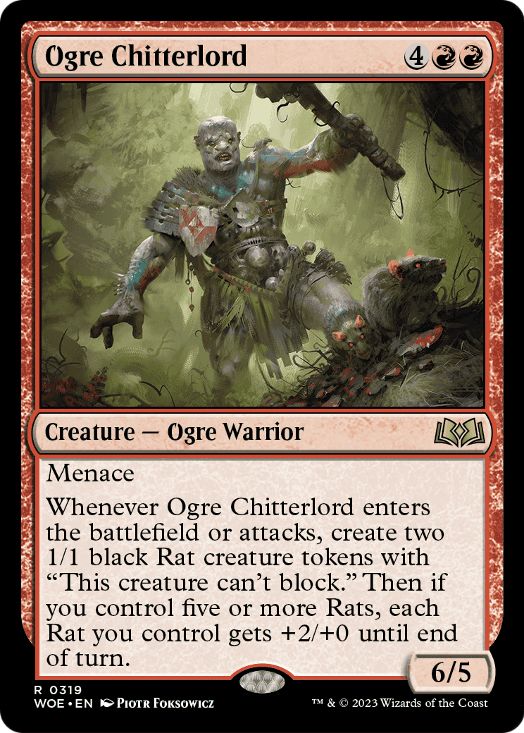 Ogre Chitterlord (WOE-319) - Wilds of Eldraine