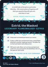 Estrid, the Masked (SLD-1327) - Secret Lair Drop (Borderless) Foil