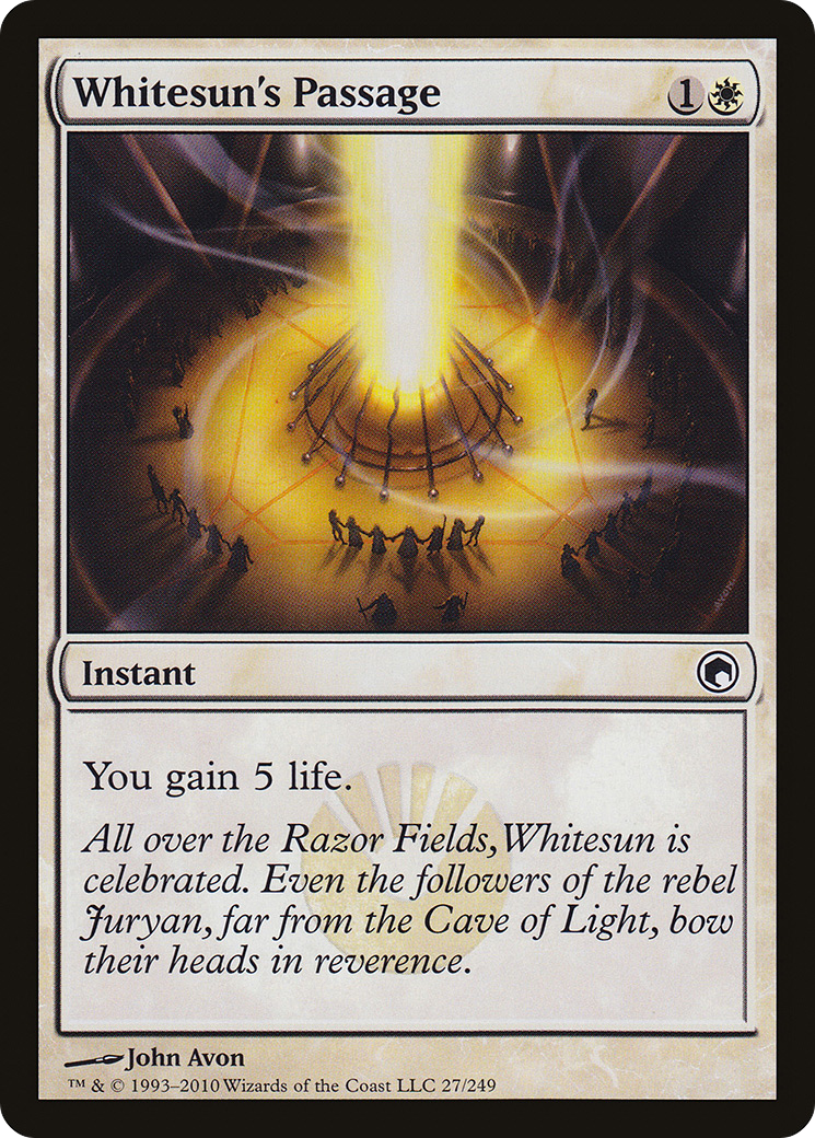 Whitesun's Passage (SOM-027) - Scars of Mirrodin