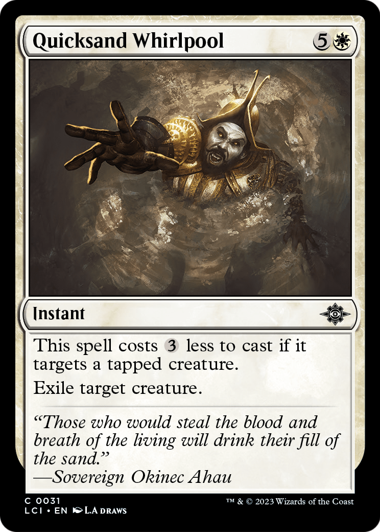 Quicksand Whirlpool (LCI-031) - The Lost Caverns of Ixalan Foil