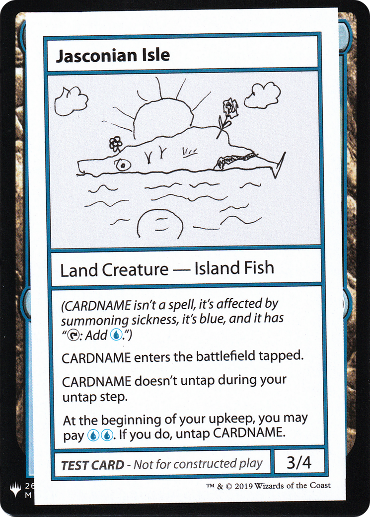 Jasconian Isle (CMB1-) - Mystery Booster Playtest Cards 2019