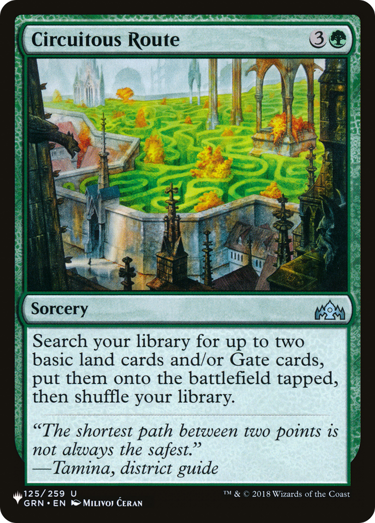 Circuitous Route (LIST-125/259) - The List Reprints