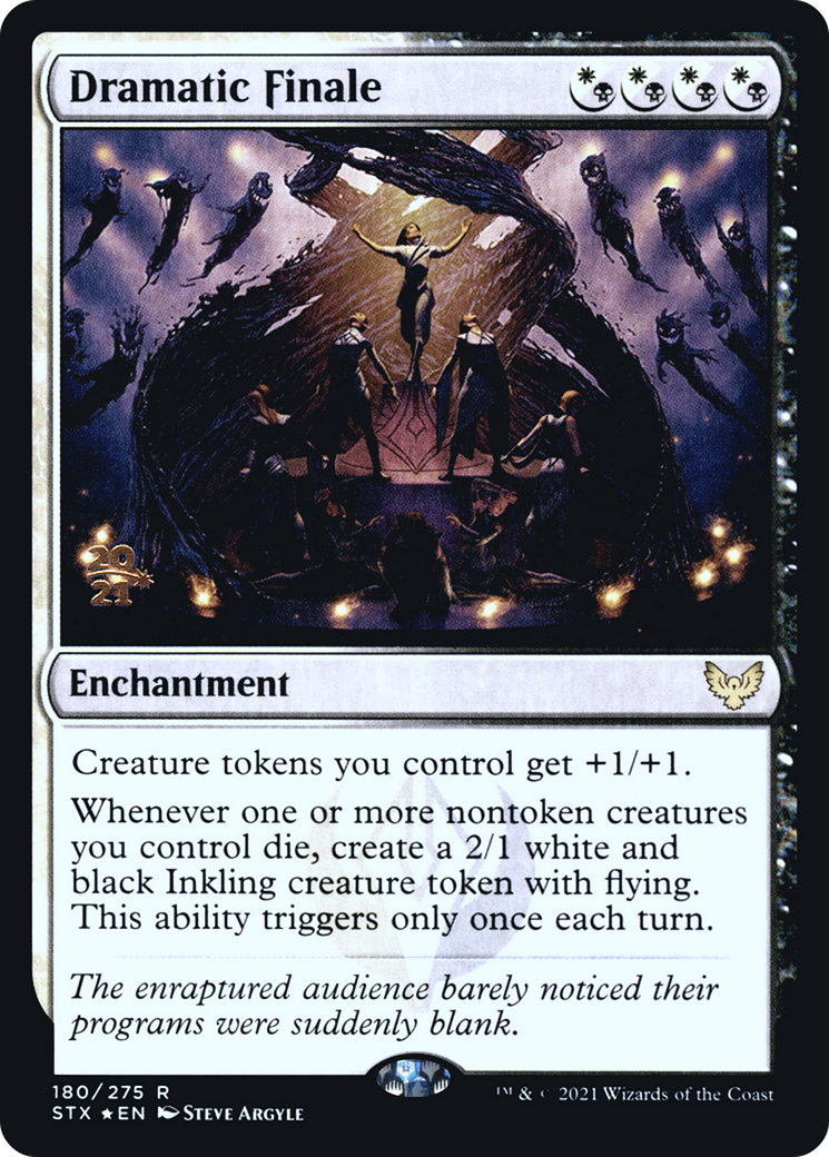 Dramatic Finale (PRE-180) - Strixhaven: School of Mages Promos Foil