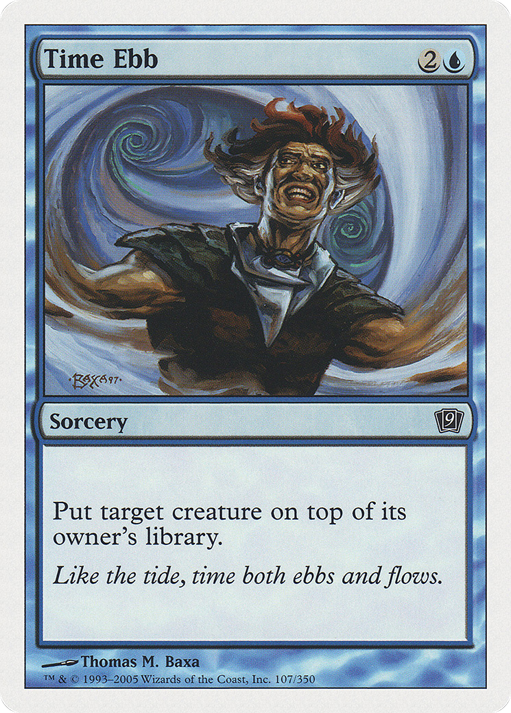 Time Ebb (9ED-107) - 9th Edition Foil