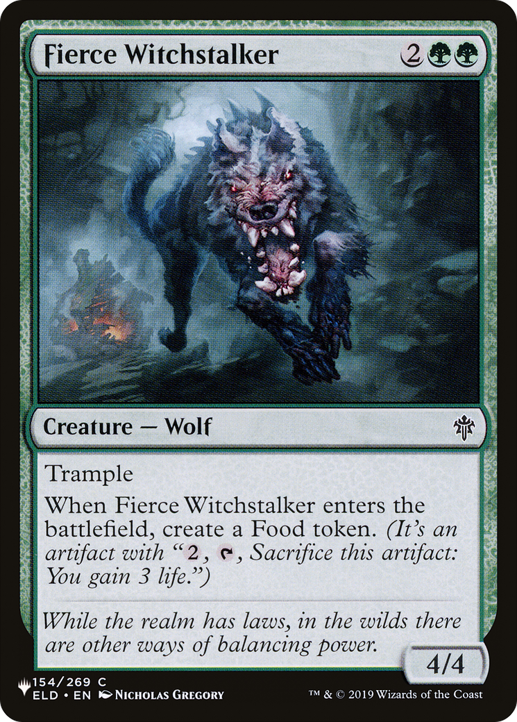 Fierce Witchstalker (LIST-154/269) - The List