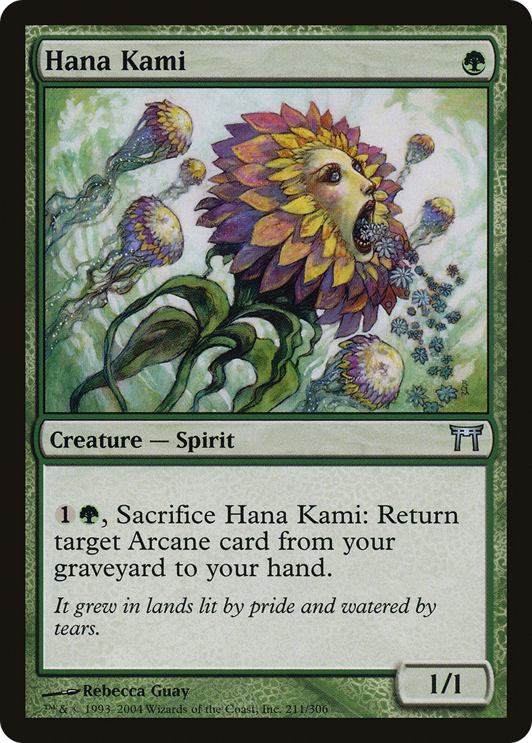 Hana Kami (CHK-211) - Champions of Kamigawa