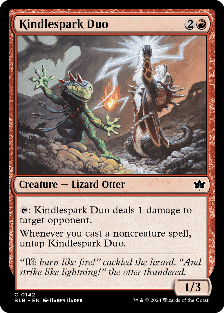 Kindlespark Duo (BLB-142) - Bloomburrow