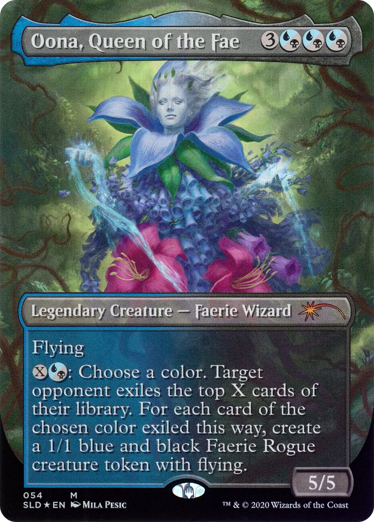 Oona, Queen of the Fae (SLD-054) - Secret Lair Drop (Borderless) Foil