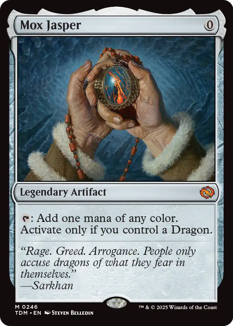 Mox Jasper (TDM-246) - Tarkir: Dragonstorm Foil